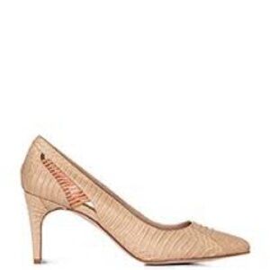 REISS Viviana Caged Side Panel Natural